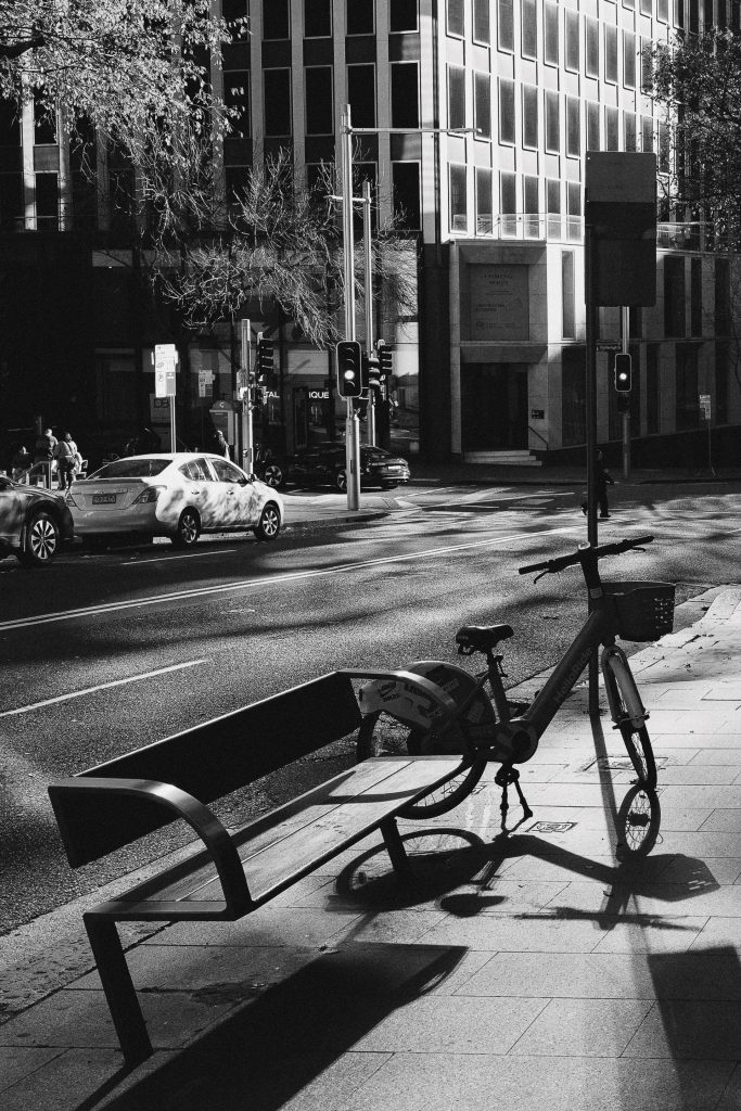 Sydney in black and white. Copyright Leanne James Photography