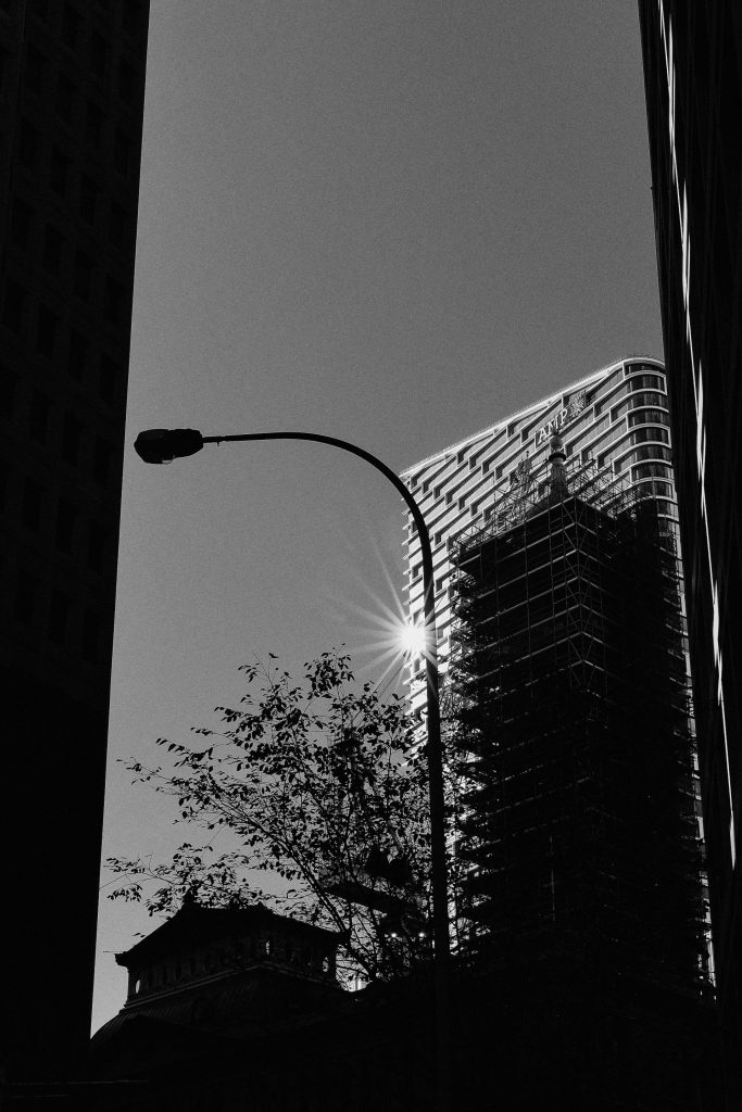 Sydney in black and white. Copyright Leanne James Photography