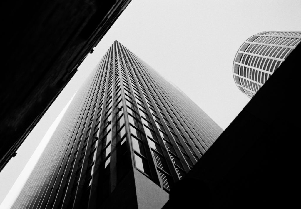 Sydney in black and white. Copyright Sean Smith Film Photography